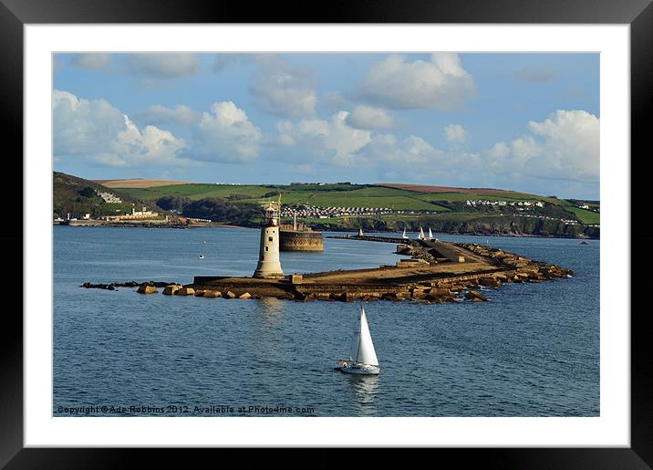 Leaving For France Framed Mounted Print by Ade Robbins