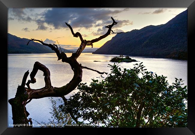 Ullswater - Cumbrian Lake District Framed Print by David Lewins (LRPS)