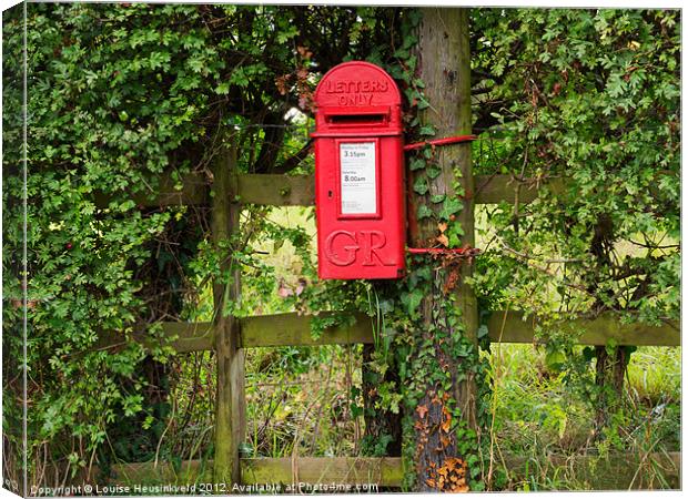 Letterbox Canvas Print by Louise Heusinkveld
