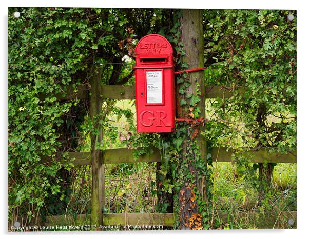 Letterbox Acrylic by Louise Heusinkveld