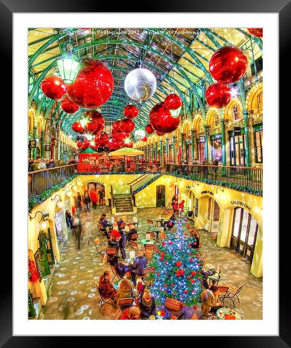 A Festive Covent Garden Framed Mounted Print by Colin Williams Photography