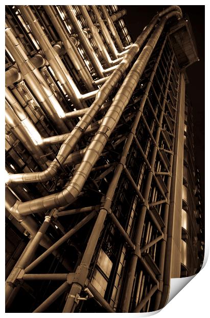 Lloyd's Building London Print by David Pyatt