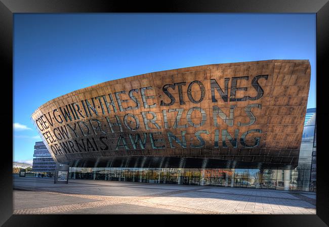 Wales Millennium Centre 3 Framed Print by Steve Purnell