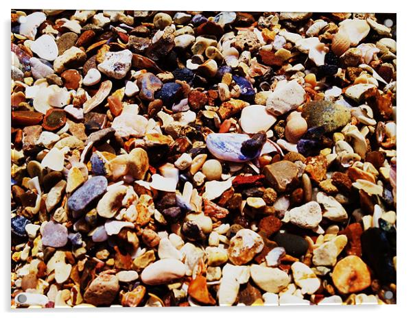 Pebble Beach Acrylic by Luke Wakely