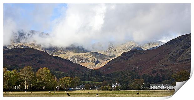 Clouds Above Coniston Print by Martin Kemp Wildlife