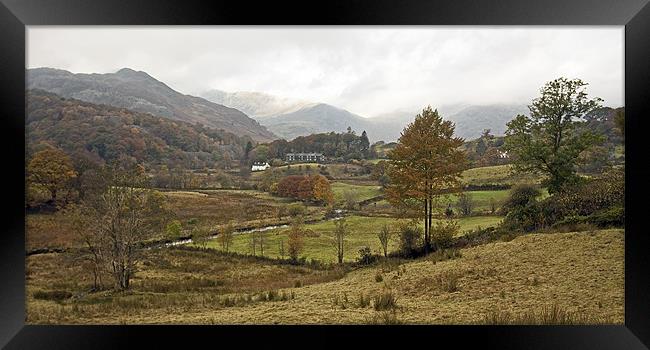 View of Elterwater Framed Print by Martin Kemp Wildlife