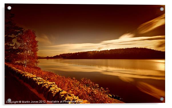Langsett Sunset Acrylic by K7 Photography
