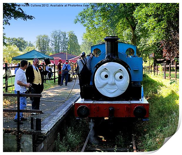 THOMAS THE TANK ENGINE Print by Helen Cullens