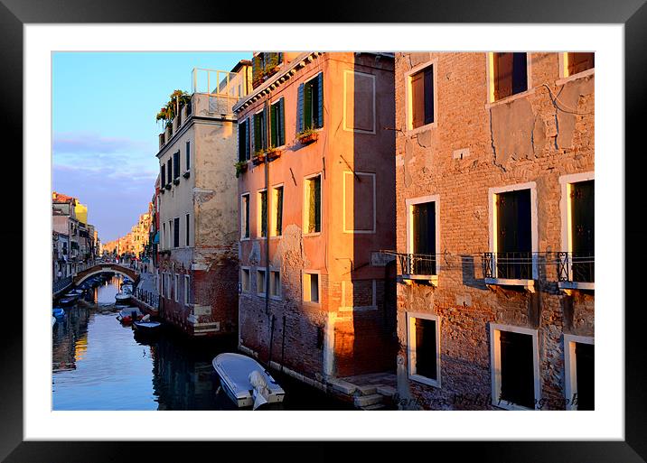 Castello Framed Mounted Print by barbara walsh