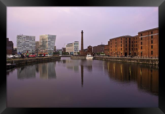 Canning Dock Liverpool Framed Print by Paul Madden