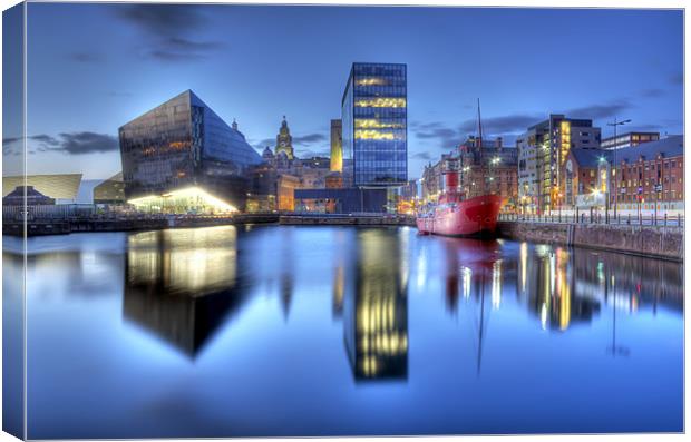 Canning Dock HDR Canvas Print by Paul Madden
