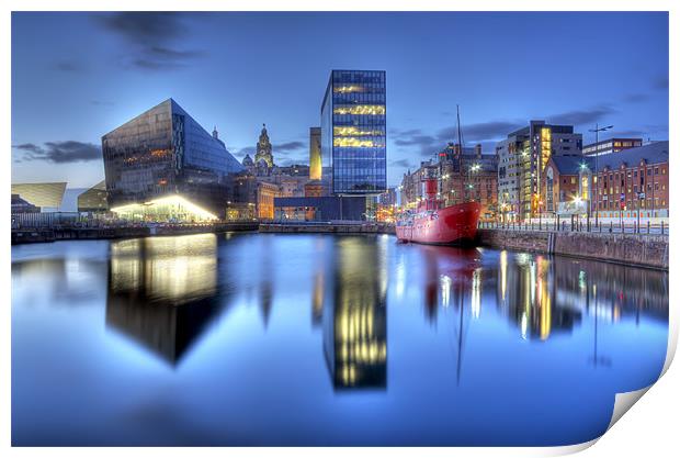 Canning Dock HDR Print by Paul Madden