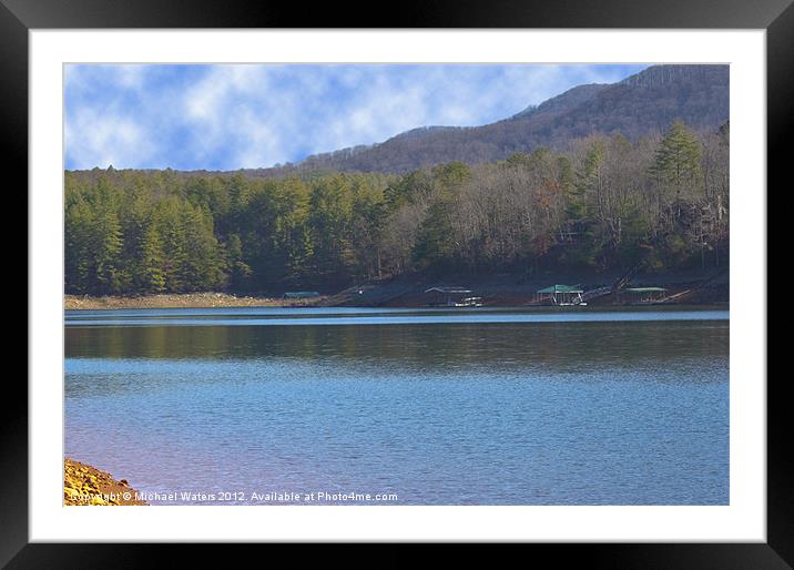Blue Ridge Mountains Framed Mounted Print by Michael Waters Photography