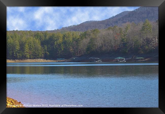 Blue Ridge Mountains Framed Print by Michael Waters Photography