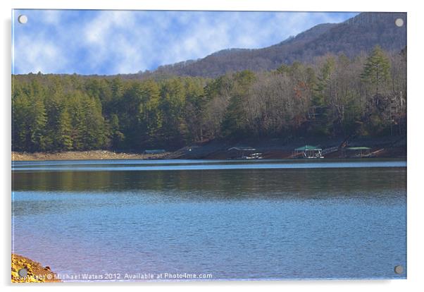 Blue Ridge Mountains Acrylic by Michael Waters Photography