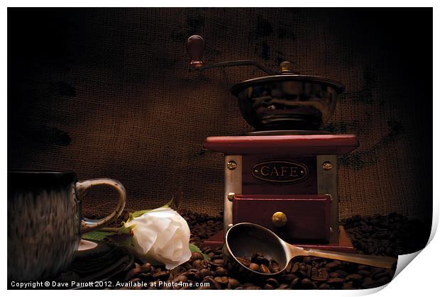 Love Real Coffee Print by Daves Photography