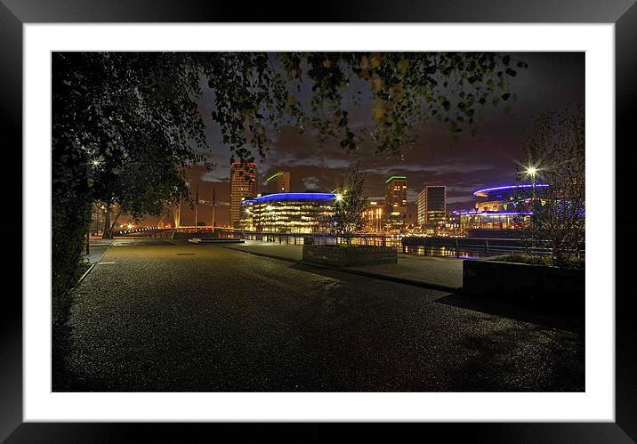 SALFORD QUAYS Framed Mounted Print by Shaun Dickinson