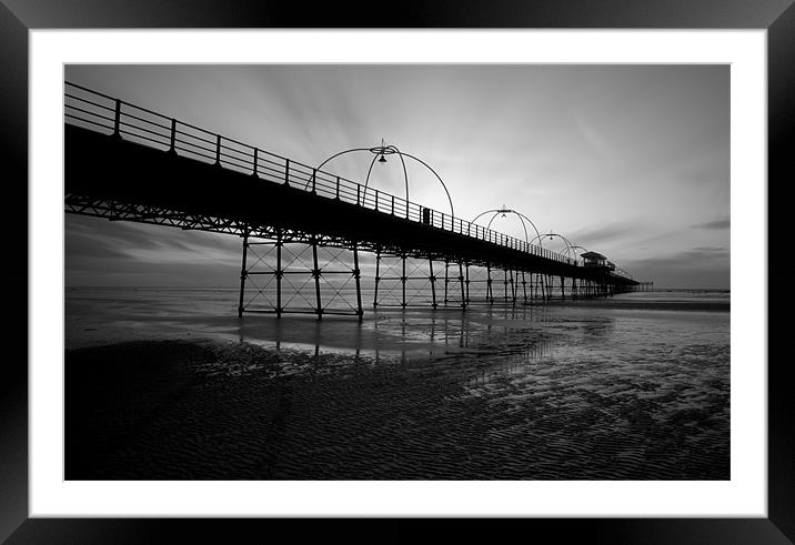 Southport Pier Framed Mounted Print by Jed Pearson