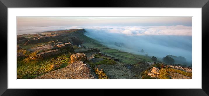 Out of the Clouds Framed Mounted Print by Chris Charlesworth