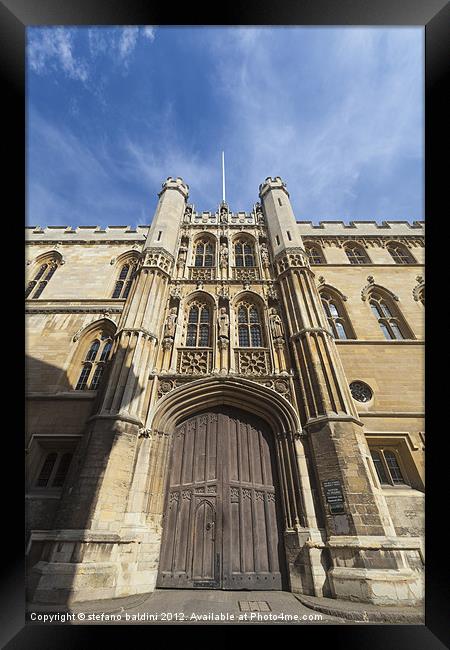 Old Schools University Offices building Framed Print by stefano baldini