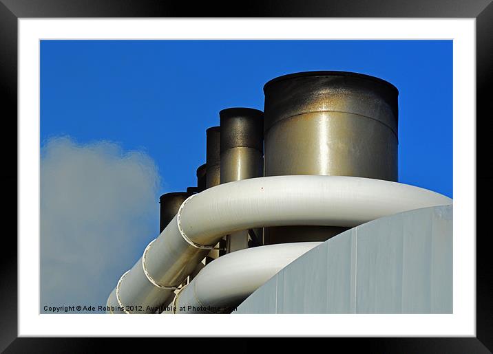 Towering Funnels Framed Mounted Print by Ade Robbins