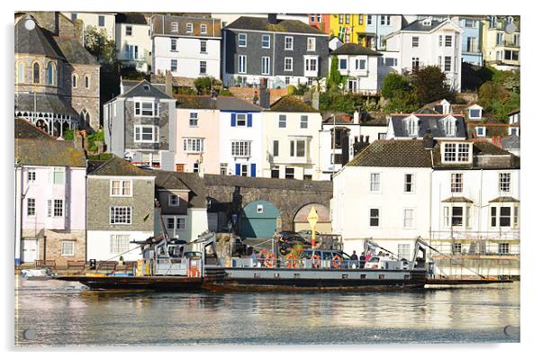 Dartmouth Ferry Acrylic by Malcolm Snook