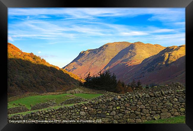 Patterdale in the Lake District Framed Print by Louise Heusinkveld