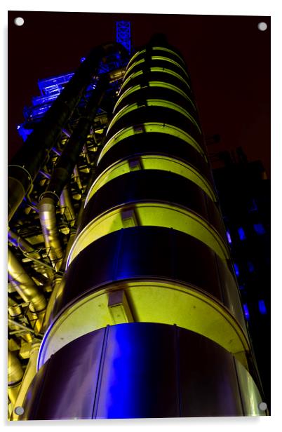 Lloyd's Building London Acrylic by David Pyatt