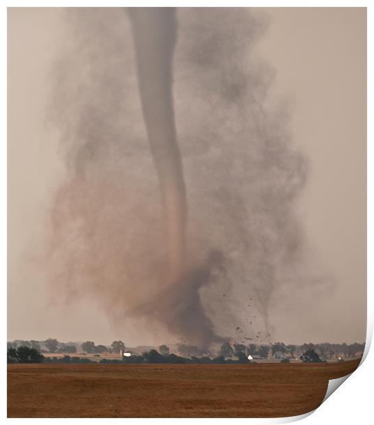Tornado Touchdown Print by mark humpage