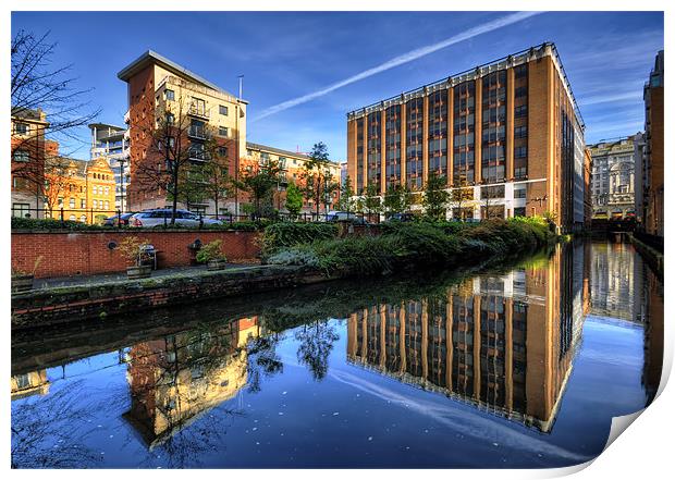 Rochdale Canal, manchester Print by Jason Connolly