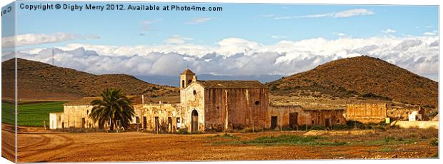 La Ermita de los Frailes Canvas Print by Digby Merry