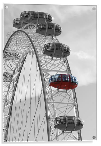 London Eye Pods Acrylic by Mike Gorton