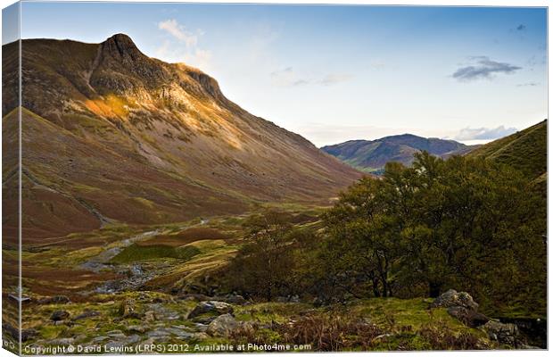 Pike of Stickle Canvas Print by David Lewins (LRPS)