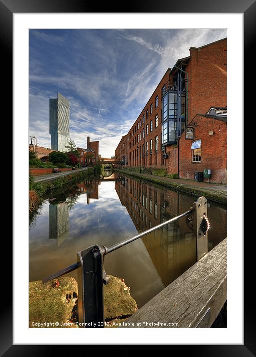 Rochdale Canal, Manchester Framed Mounted Print by Jason Connolly
