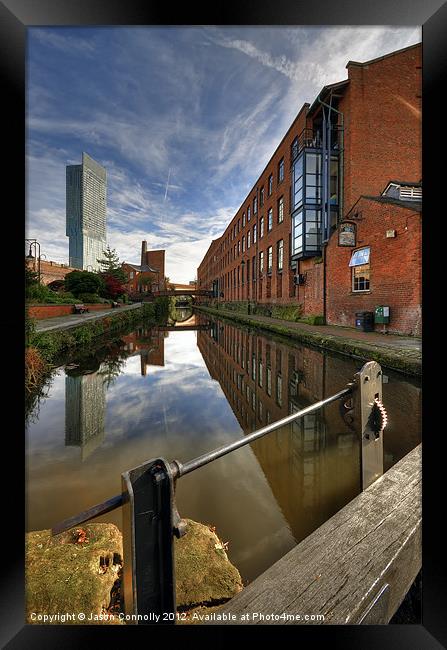Rochdale Canal, Manchester Framed Print by Jason Connolly