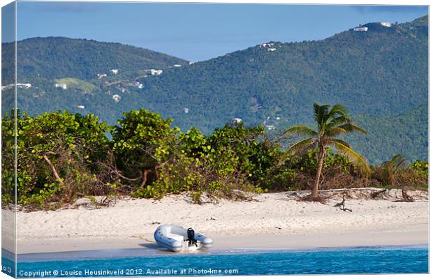 Caribbean Moment Canvas Print by Louise Heusinkveld