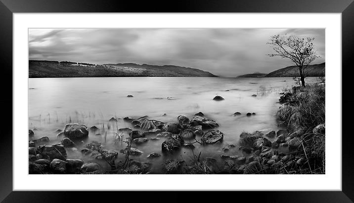 Loch Ness from Dores, Scotland Framed Mounted Print by Macrae Images