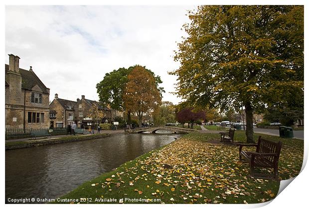 Bourton on the Water, Cotswolds Print by Graham Custance
