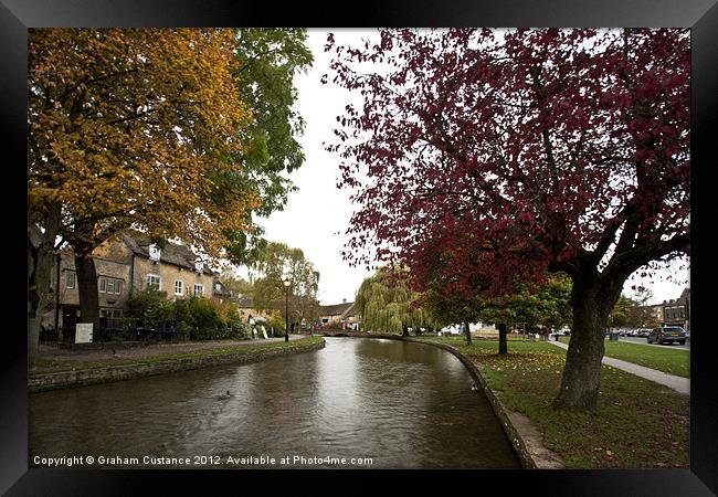 Bourton on the Water, Cotswolds Framed Print by Graham Custance