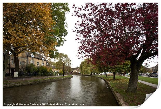 Bourton on the Water, Cotswolds Print by Graham Custance