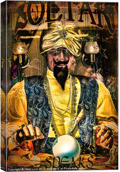 Zoltar Speaks Canvas Print by Chris Lord
