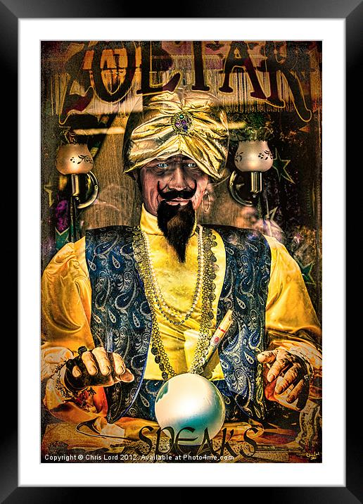 Zoltar Speaks Framed Mounted Print by Chris Lord