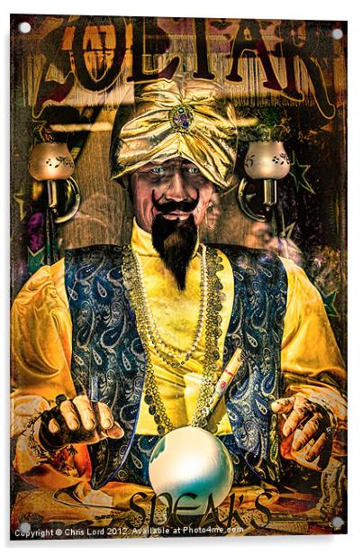 Zoltar Speaks Acrylic by Chris Lord