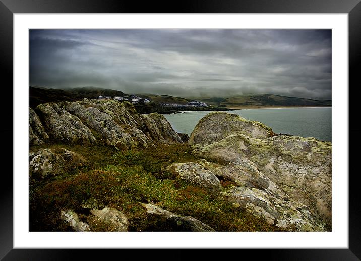 Woolacombe Framed Mounted Print by Dave Wilkinson North Devon Ph