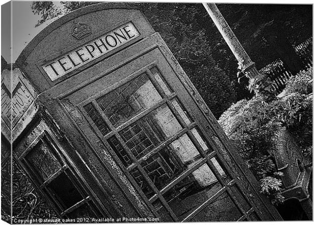 Phonebox 2 Canvas Print by stewart oakes