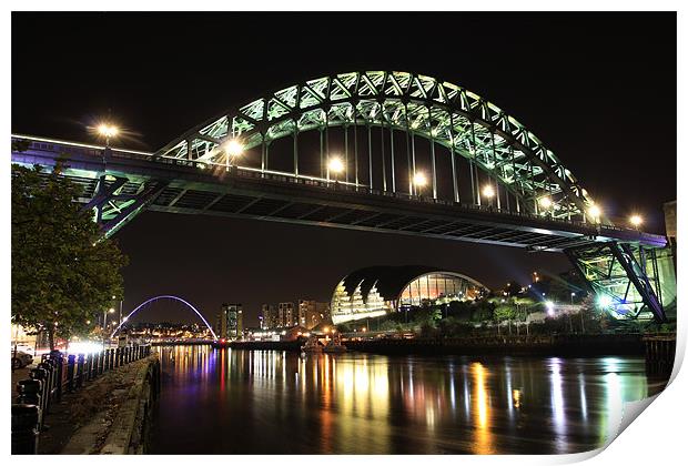 Tyne Bridge Print by Kevin Tate