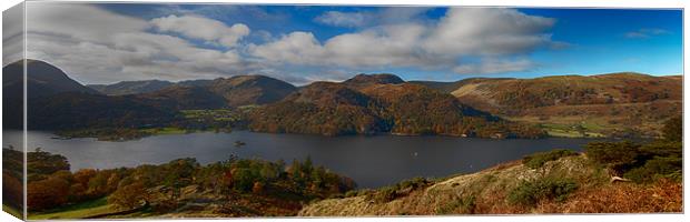 Lake District in the Fall Canvas Print by Roger Green