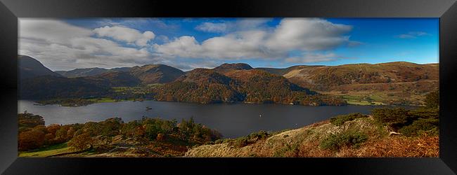 Lake District in the Fall Framed Print by Roger Green