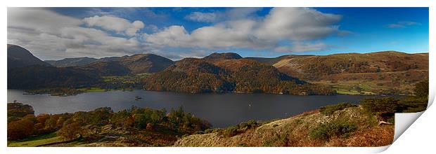 Lake District in the Fall Print by Roger Green