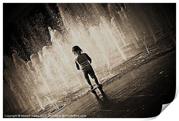 Fountains of youth Print by stewart oakes
